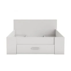 Vente-unique Lit LEONIS Avec Rangements Et Tiroirs - 160x200cm - Blanc 8 Vente-unique Lit LEONIS Avec Rangements Et Tiroirs - 160x200cm - Blanc -Zinus Boutique lit 189499