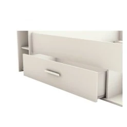 Vente-unique Lit LEONIS Avec Rangements Et Tiroirs - 160x200cm - Blanc 7 Vente-unique Lit LEONIS Avec Rangements Et Tiroirs - 160x200cm - Blanc -Zinus Boutique lit 246203
