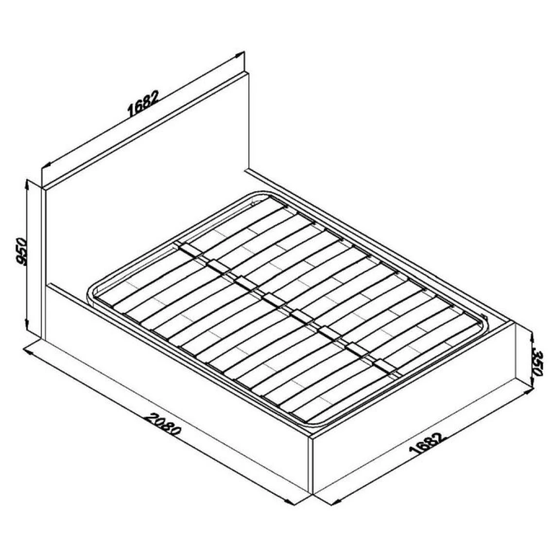 BUT Lit Coffre 160x200 Cm BEST 2 Blanc Brillant 4 BUT Lit Coffre 160x200 Cm BEST 2 Blanc Brillant – Image 4