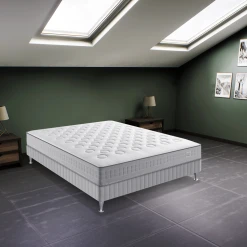 Simmons Matelas CHALLENGE - Ressorts Ensachés Garnissage Mémoire De Forme 14...